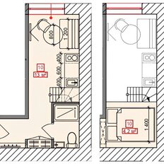 Квартира 12,8 м², студия - изображение 2