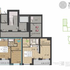 Квартира 42,6 м², 1-комнатная - изображение 2