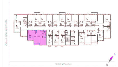 54 м², 2-комнатная квартира 8 900 000 ₽ - изображение 20