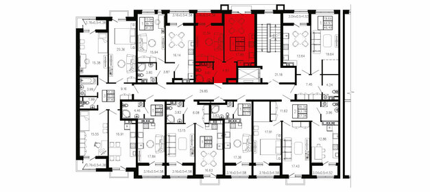 41,3 м², 1-комнатная квартира 4 752 950 ₽ - изображение 62