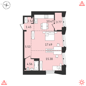 68,8 м², 2-комнатная квартира 13 000 000 ₽ - изображение 42