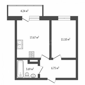 Квартира 37 м², 1-комнатная - изображение 1