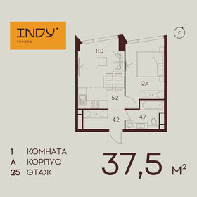 39 м², 1-комнатная квартира 15 400 000 ₽ - изображение 99