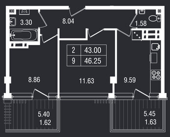 45,7 м², 2-комнатные апартаменты 14 668 058 ₽ - изображение 19