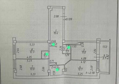 Квартира 75,2 м², 3-комнатная - изображение 1