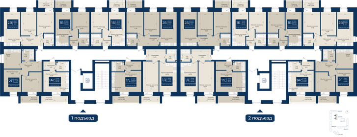 57 м², 3-комнатная квартира 4 600 000 ₽ - изображение 9