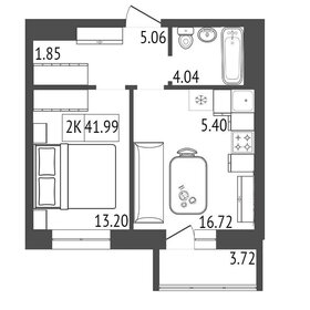 37,4 м², 1-комнатная квартира 5 293 912 ₽ - изображение 19