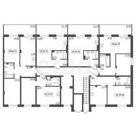43 м², 2-комнатная квартира 1 100 000 ₽ - изображение 47