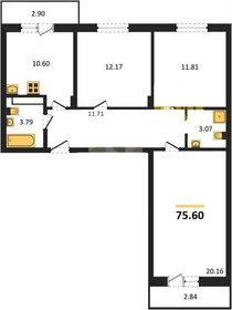 81,7 м², 3-комнатная квартира 5 324 000 ₽ - изображение 87
