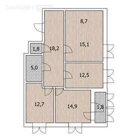 85,2 м², 3-комнатная квартира 13 699 000 ₽ - изображение 68