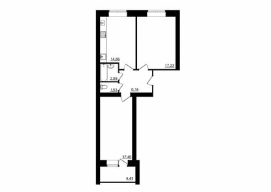 62,1 м², 2-комнатная квартира 4 721 880 ₽ - изображение 9