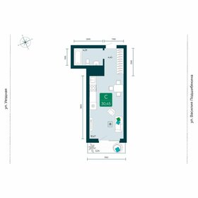 33 м², квартира-студия 3 880 000 ₽ - изображение 69