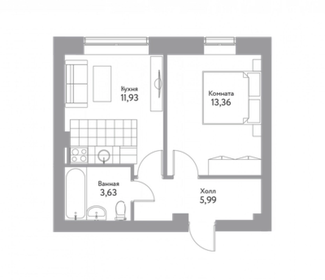 47,6 м², 2-комнатная квартира 4 286 856 ₽ - изображение 53