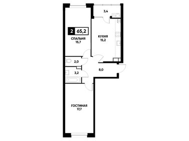 63,3 м², 2-комнатная квартира 7 000 000 ₽ - изображение 21