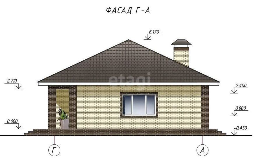 117,4 м² дом, 11 соток участок 6 200 000 ₽ - изображение 1