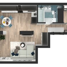 Квартира 40,5 м², студия - изображение 4