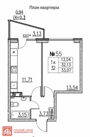 Квартира 33 м², 1-комнатная - изображение 1