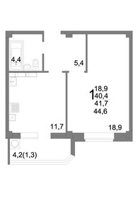 35,3 м², 1-комнатная квартира 6 000 000 ₽ - изображение 52