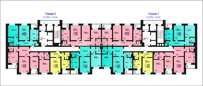 Квартира 76,6 м², 3-комнатная - изображение 2