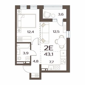 45,2 м², 2-комнатная квартира 6 000 000 ₽ - изображение 87