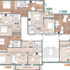 Квартира 77 м², 2-комнатная - изображение 3