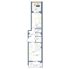 Квартира 63,3 м², 2-комнатная - изображение 2