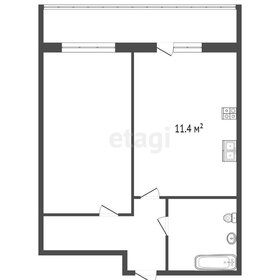 Квартира 34,6 м², 1-комнатная - изображение 3