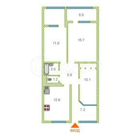 Квартира 76,3 м², 3-комнатная - изображение 5