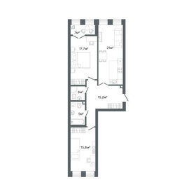 Квартира 81,9 м², 2-комнатная - изображение 2