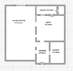 Квартира 39,1 м², 1-комнатная - изображение 1