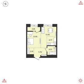 Квартира 43,2 м², 2-комнатная - изображение 1