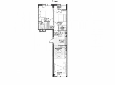 Квартира 95 м², 3-комнатная - изображение 1