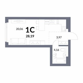 28,2 м², квартира-студия 7 100 000 ₽ - изображение 48