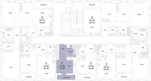 21,2 м², квартира-студия 6 800 000 ₽ - изображение 143