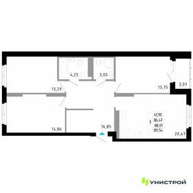 102,2 м², 3-комнатная квартира 12 300 000 ₽ - изображение 111