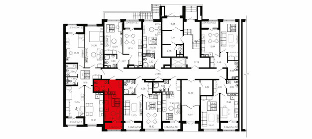 Квартира 23,9 м², студия - изображение 2