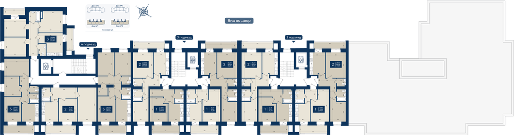 41 м², 1-комнатная квартира 4 090 000 ₽ - изображение 29