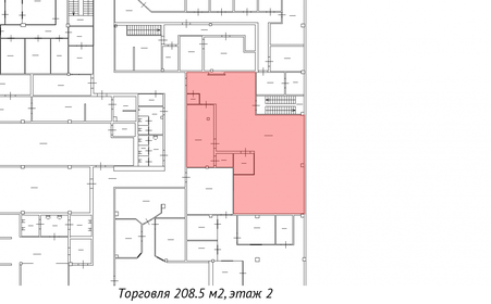 248,7 м², торговое помещение 400 000 ₽ в месяц - изображение 50