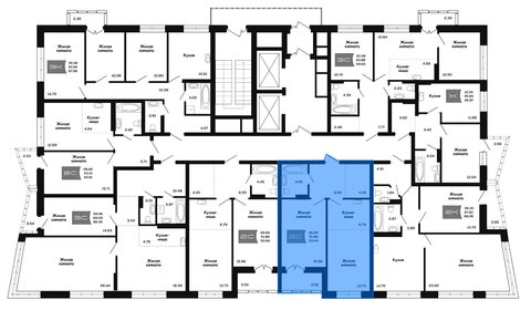 Квартира 53,6 м², 1-комнатная - изображение 2