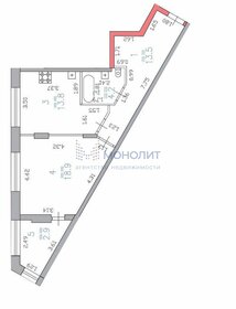 55 м², 1-комнатная квартира 14 342 845 ₽ - изображение 13