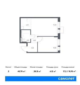 40 м², 1-комнатная квартира 7 450 000 ₽ - изображение 44