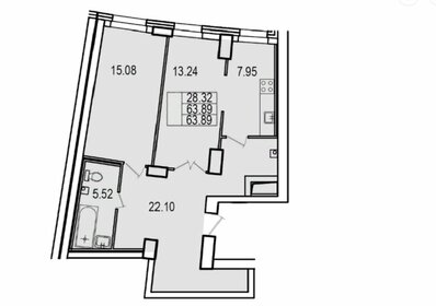 66,3 м², 2-комнатная квартира 12 000 000 ₽ - изображение 74