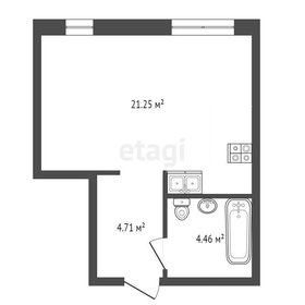 25,5 м², 1-комнатная квартира 3 820 000 ₽ - изображение 54
