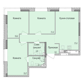 68 м², 4-комнатная квартира 3 950 000 ₽ - изображение 49