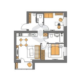 57,3 м², 2-комнатная квартира 5 561 625 ₽ - изображение 49