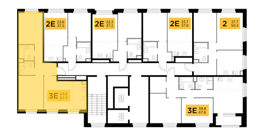 69,6 м², 3-комнатная квартира 12 490 000 ₽ - изображение 82