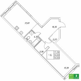 47 м², 2-комнатная квартира 6 200 000 ₽ - изображение 76