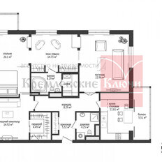 Квартира 129,1 м², 4-комнатная - изображение 2