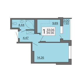 36,2 м², 1-комнатная квартира 2 700 000 ₽ - изображение 80