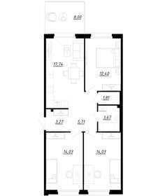 74,5 м², 3-комнатная квартира 9 816 307 ₽ - изображение 66